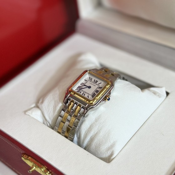 Cartier Classic Gold and Silver Watch 22mm